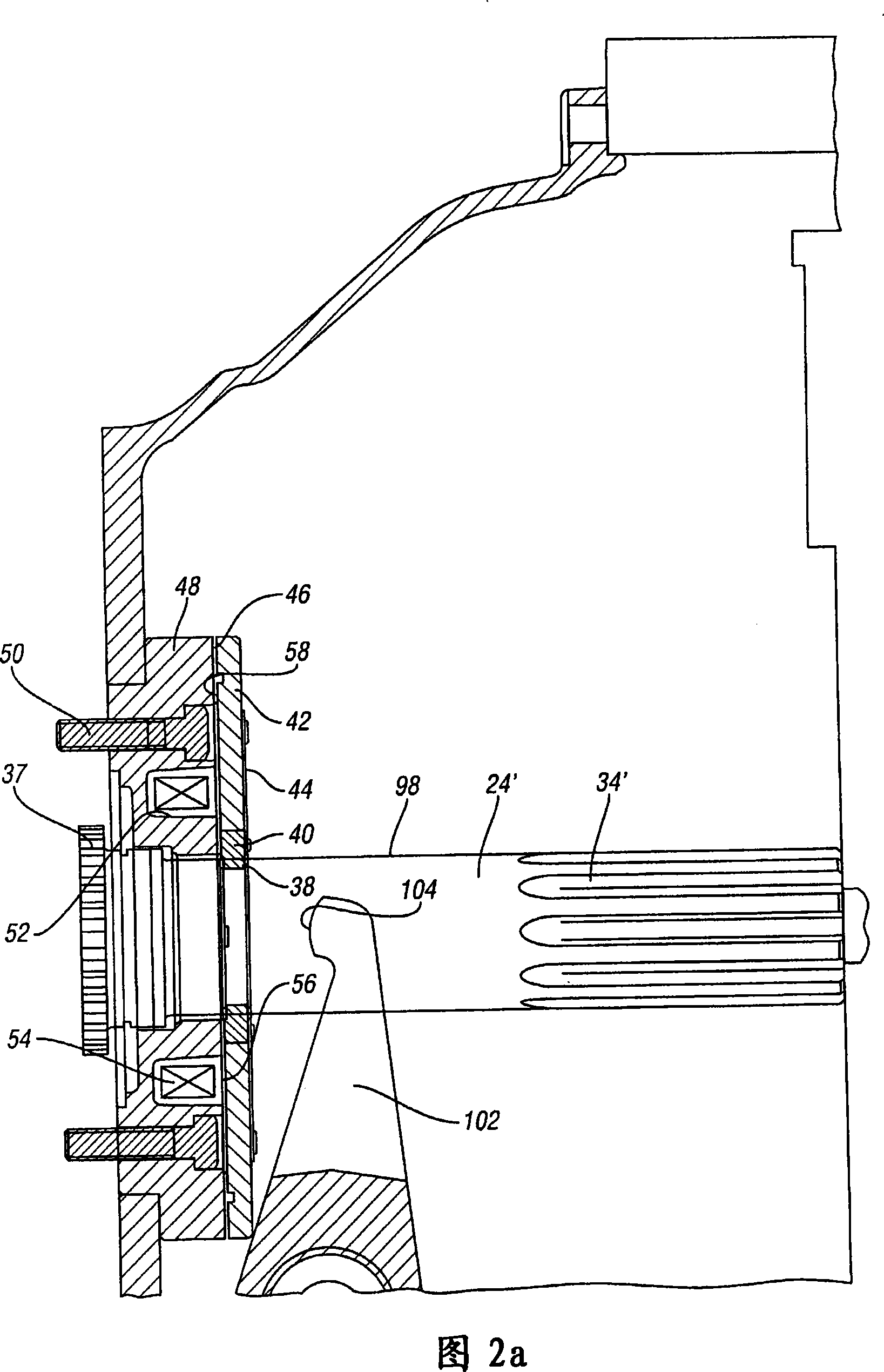 Control for an electromagnetic brake for a multiple-ratio power transmission in a vehicle powertrain