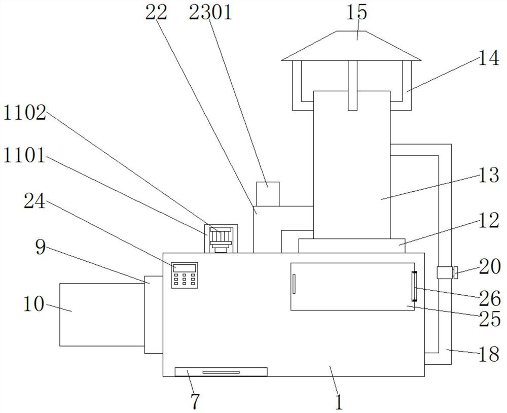 Environment-friendly chimney with filtering function