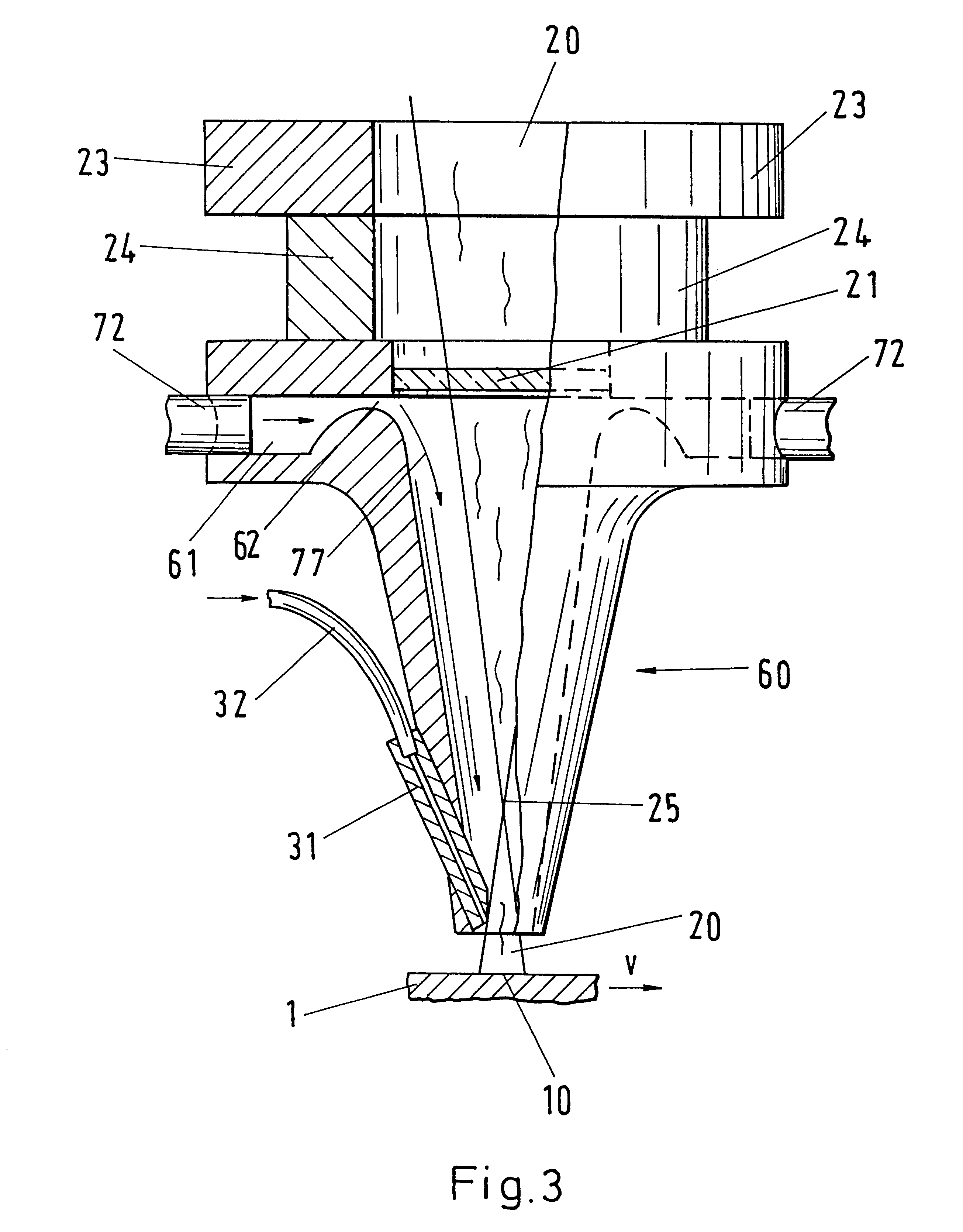 Method for the production of a ceramic layer on a metallic base material