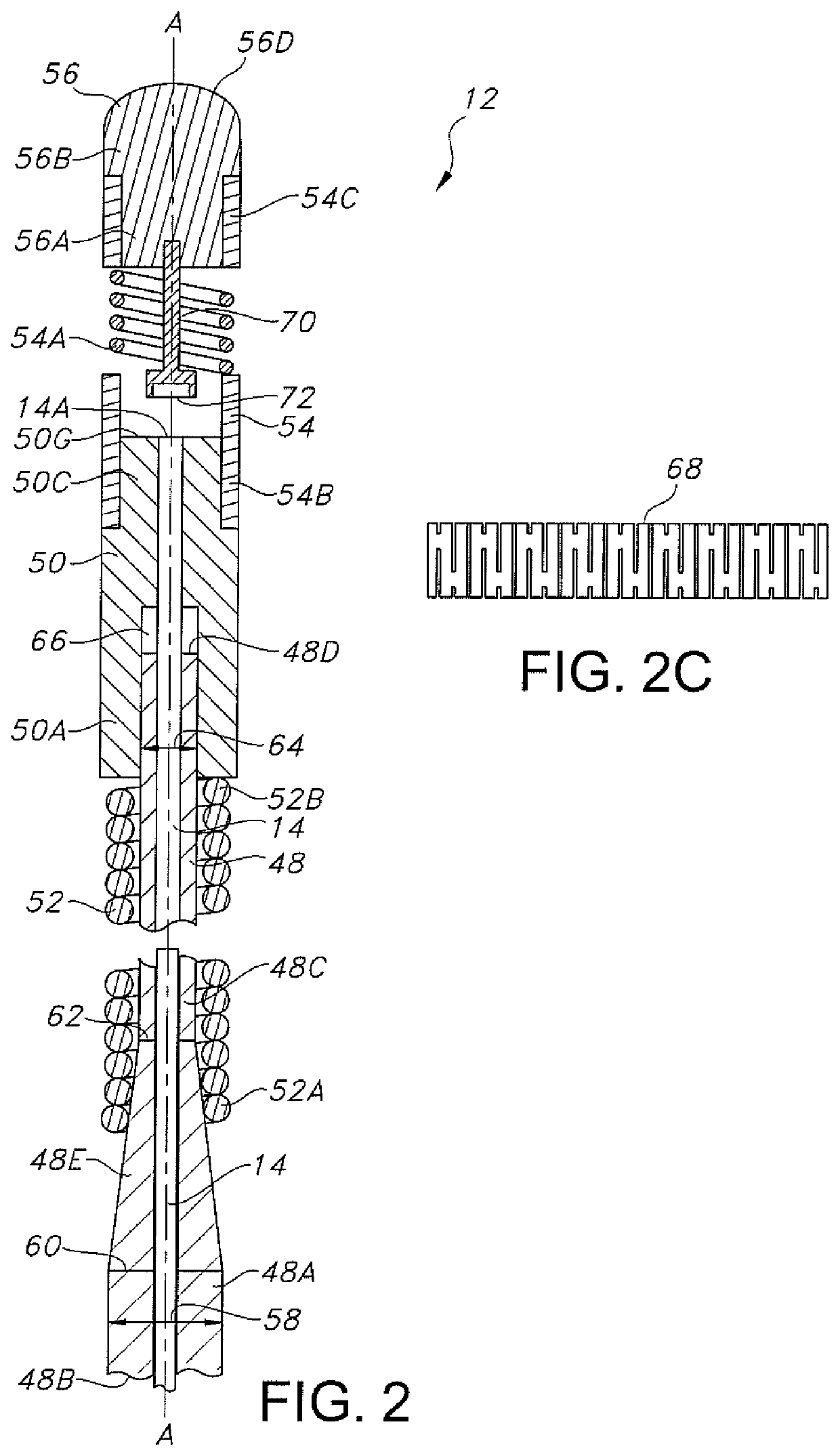 Guidewire having a fiber optic force sensor with a mirror having a patterned reflectance