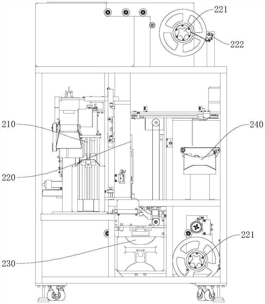 Stacking opening assembly, stacking mechanism, stacking pre-wrapping module and cash handling system