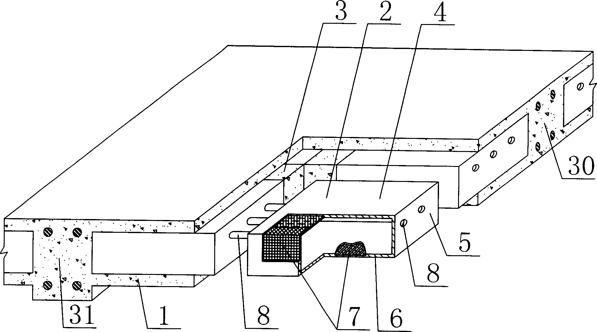 Cast-in-situ concrete hollow slab