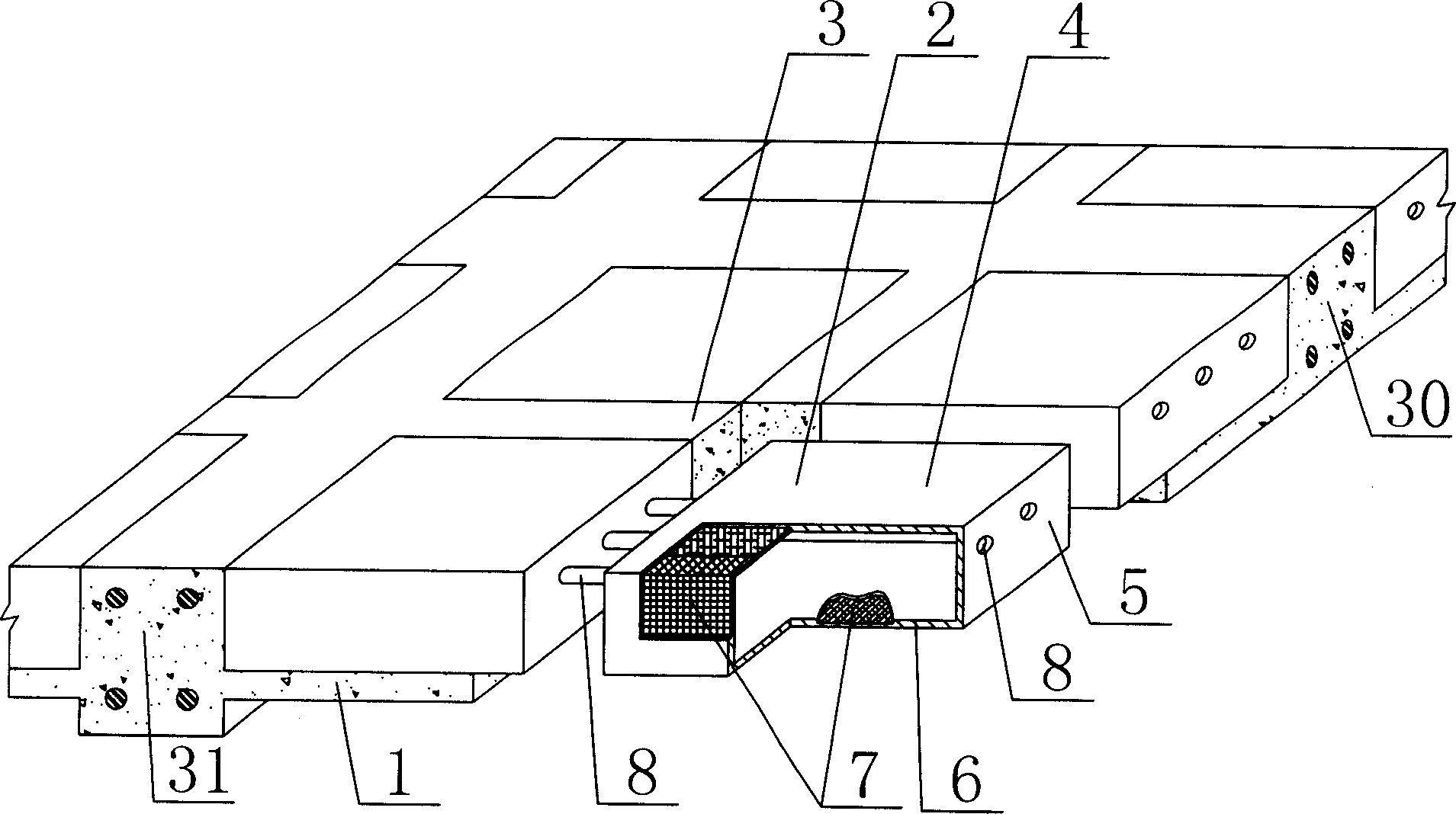 Cast-in-situ concrete hollow slab