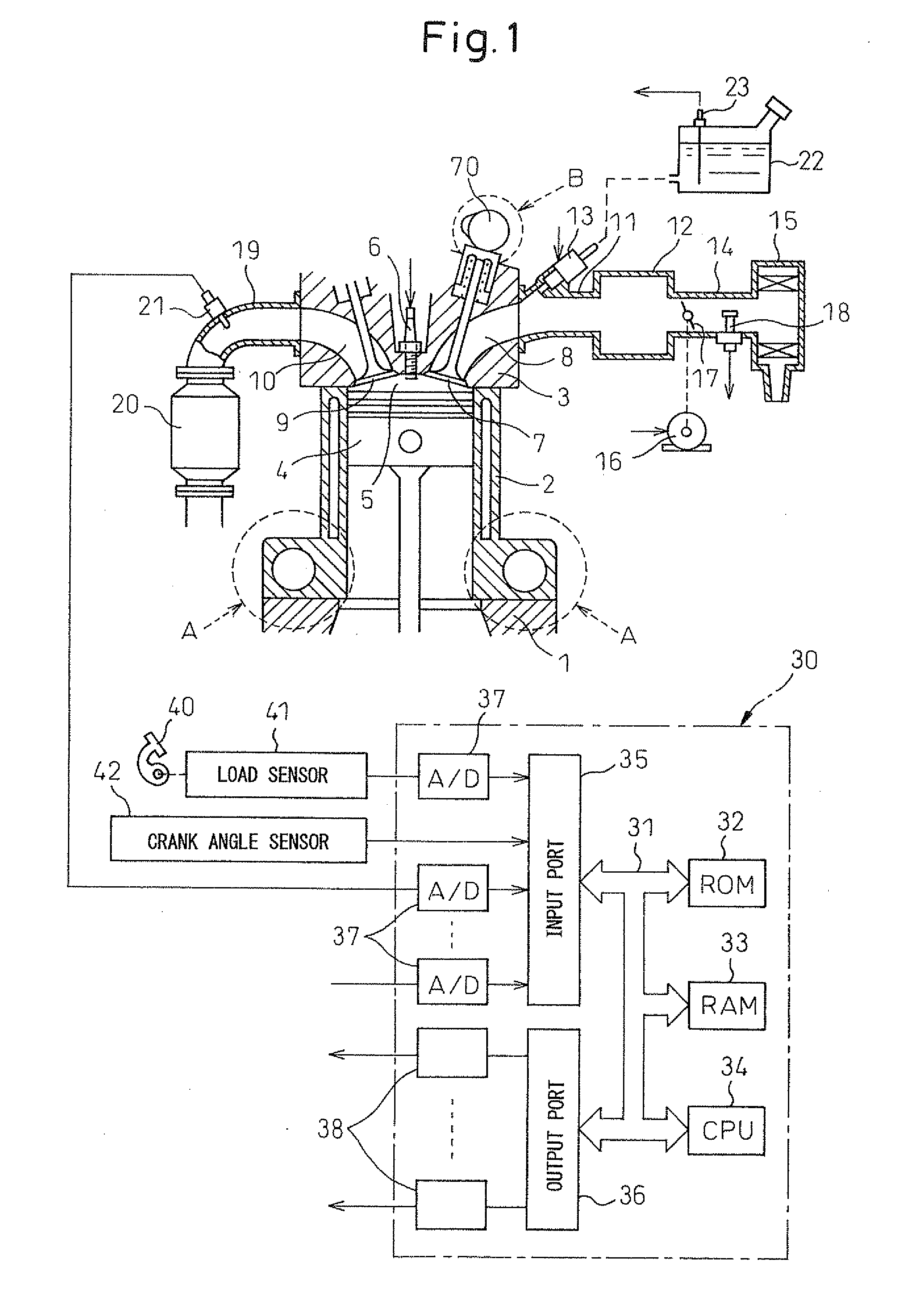 Spark ignition type internal combustion engine