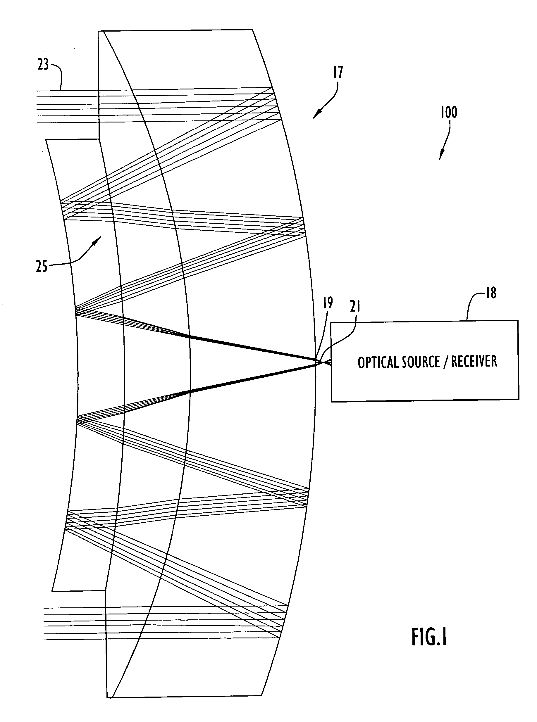 Lens collimator and method of producing optical signals with reduced aberrations