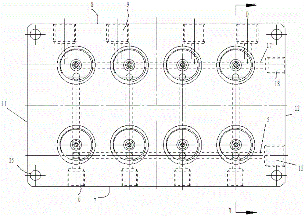 Multi-manifold valve seat