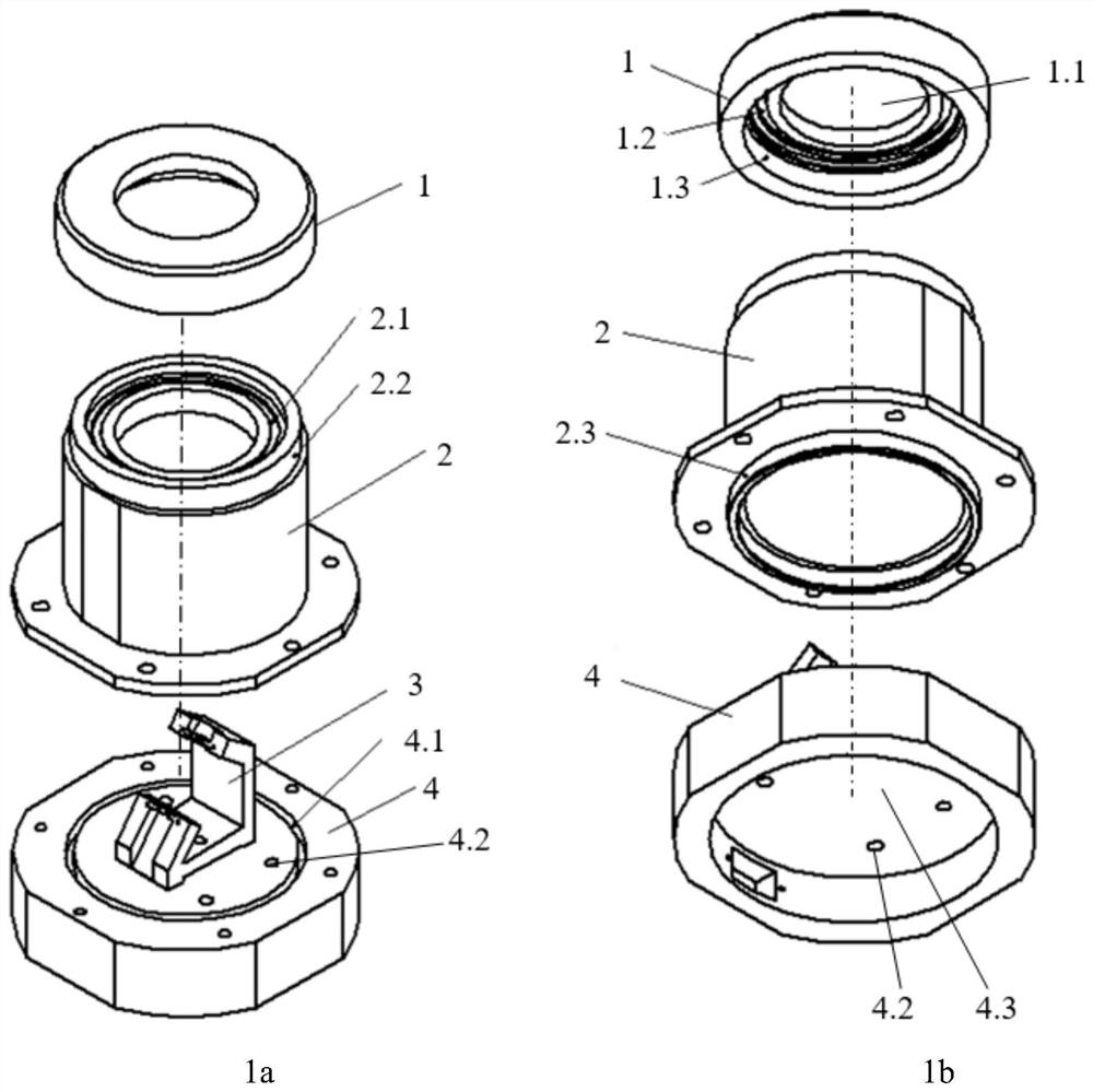 Sealing and fixing device for testing aerospace gyro motor in high-temperature and low-temperature environment