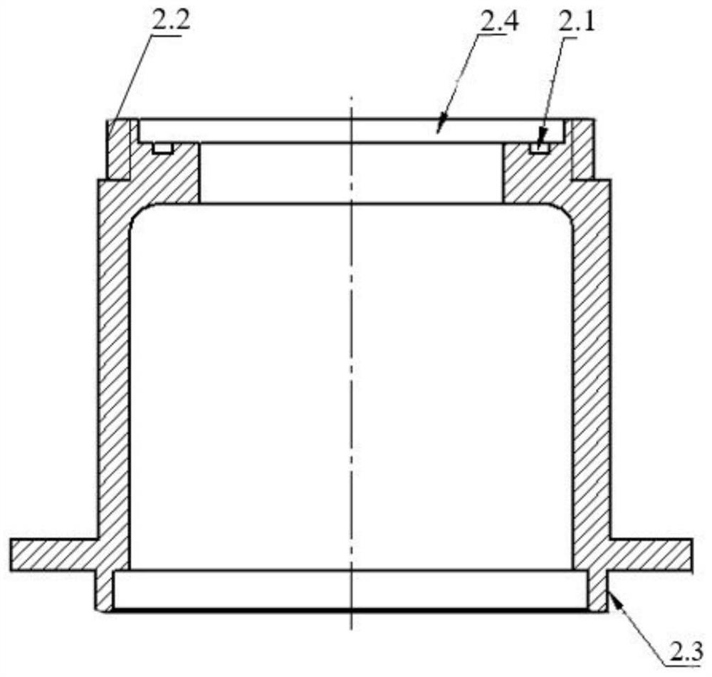 Sealing and fixing device for testing aerospace gyro motor in high-temperature and low-temperature environment