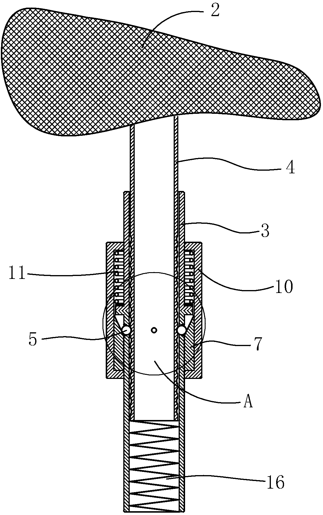 Locking device of bicycle saddle and bicycle thereof