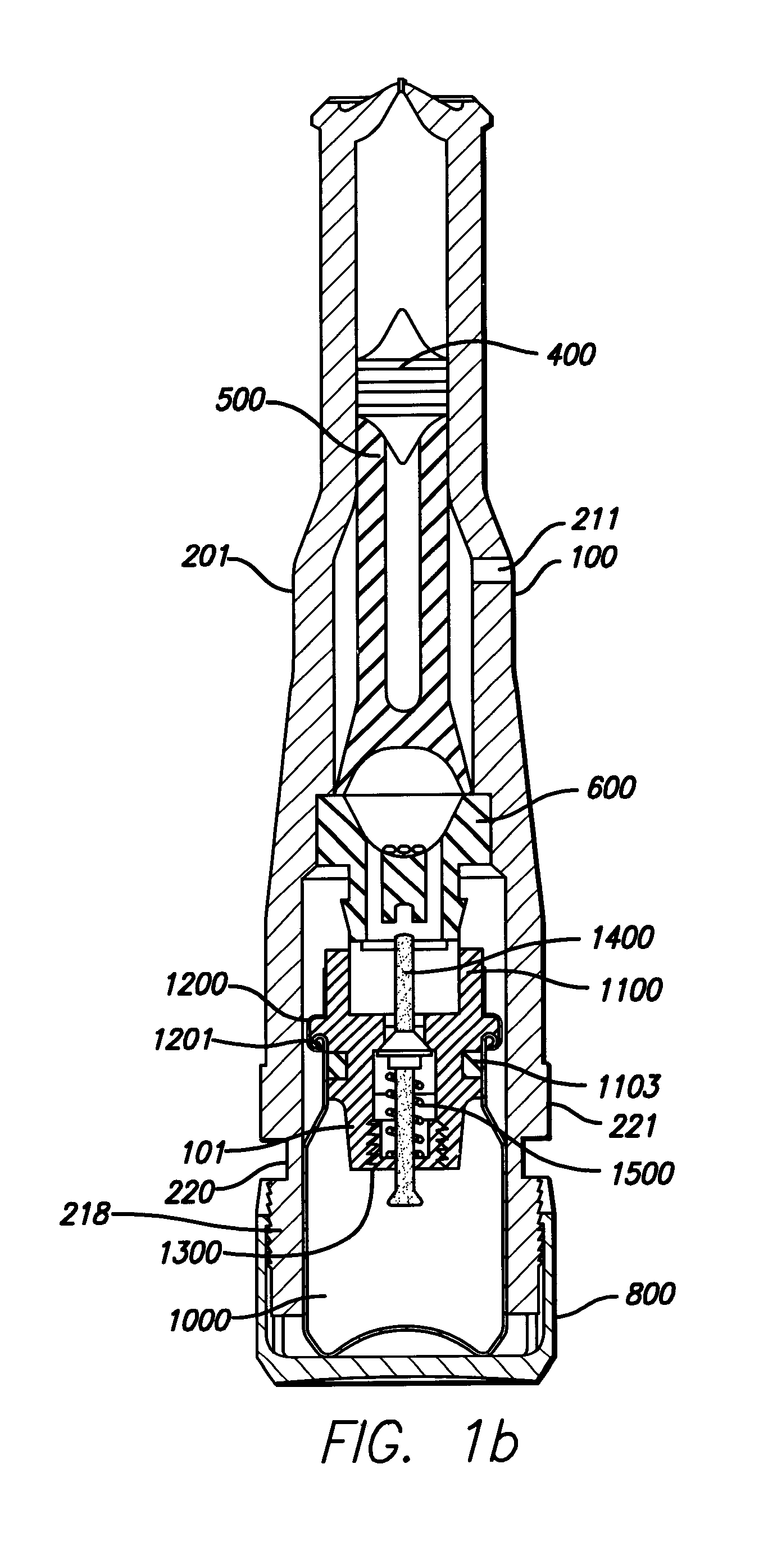 Modular gas-pressured needle-less injector