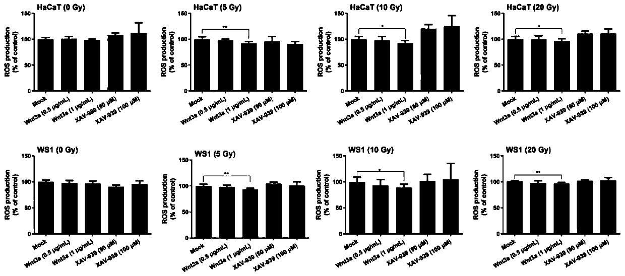 Radiation-induced skin injury control medicine