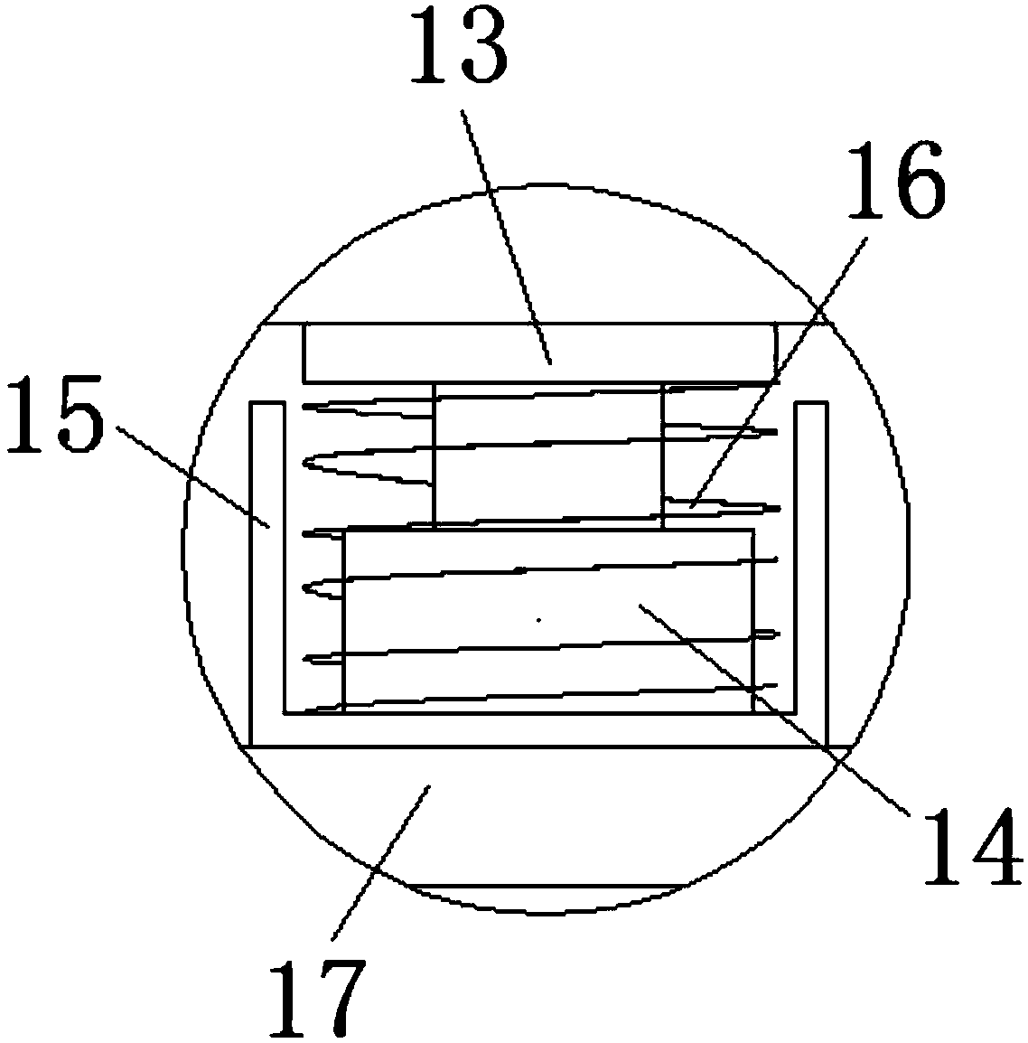 Engineering hydraulic supporting device with multi-azimuth supporting function