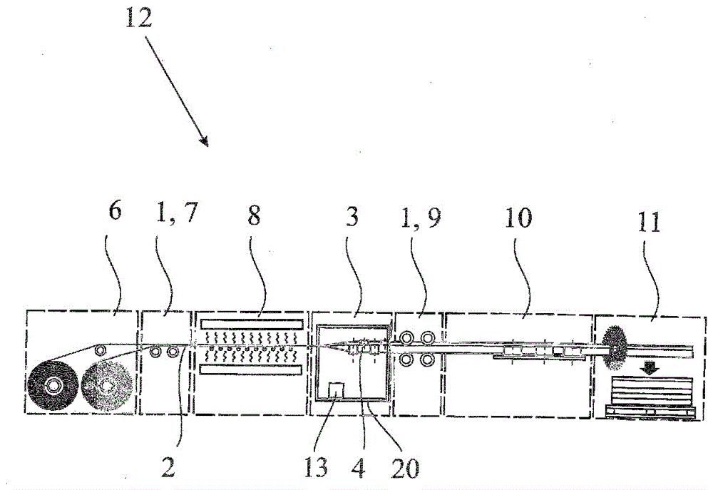 Apparatus and method for producing preforms