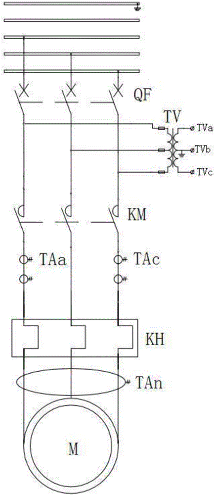Relay protection control device for motor