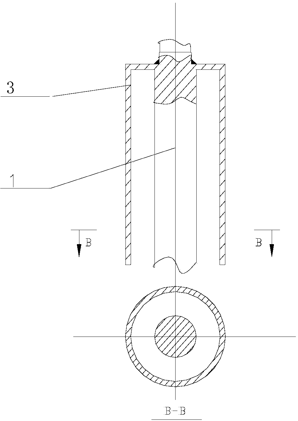 Shaft seal device of vertical-type low-voltage non-contact reactor