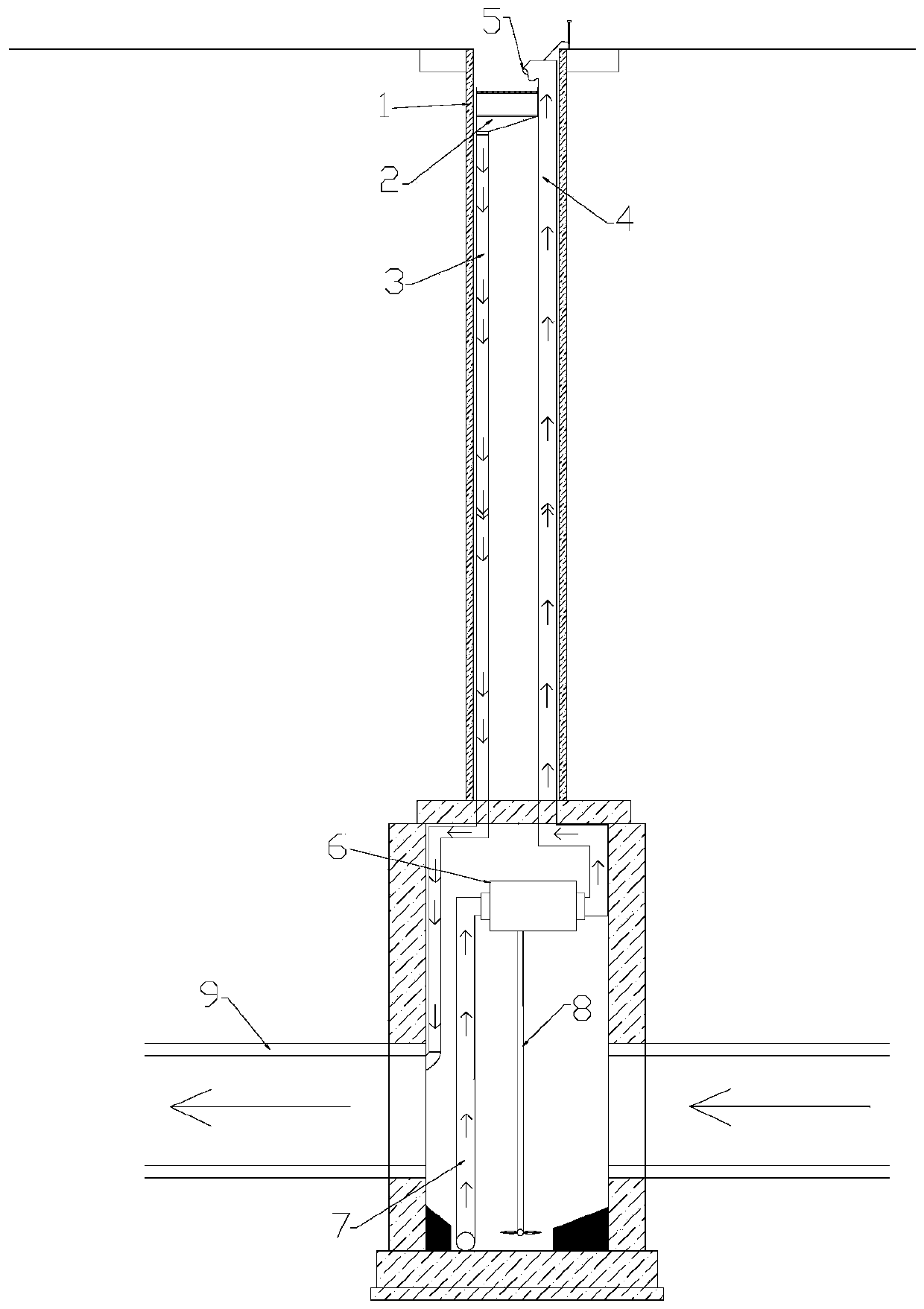 Municipal drainage engineering catch-basin dredging device and method