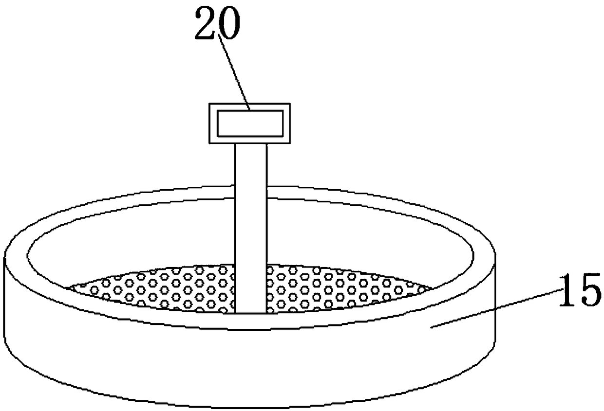 Sewage treatment device for microbial breeding and having heating function