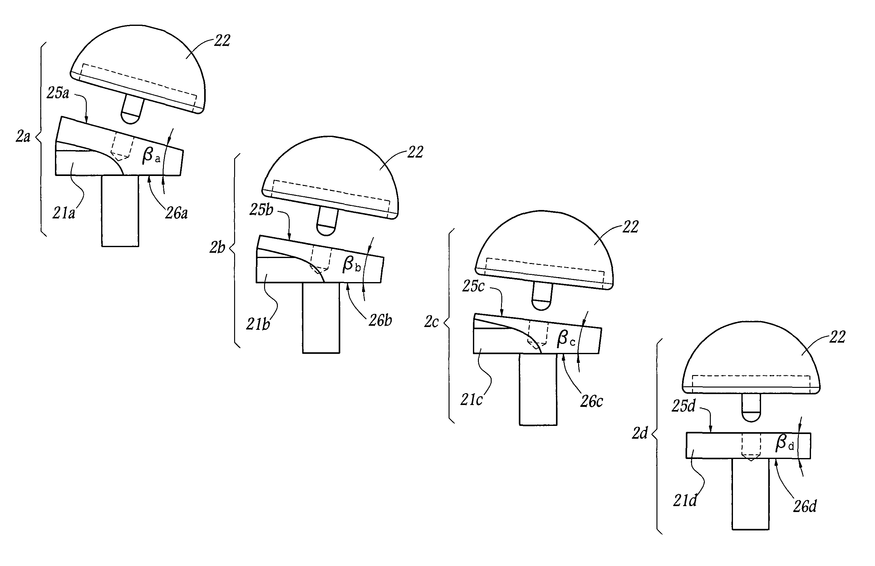 Glenoidal component, set of such components and shoulder prosthesis incorporating such a glenoidal component