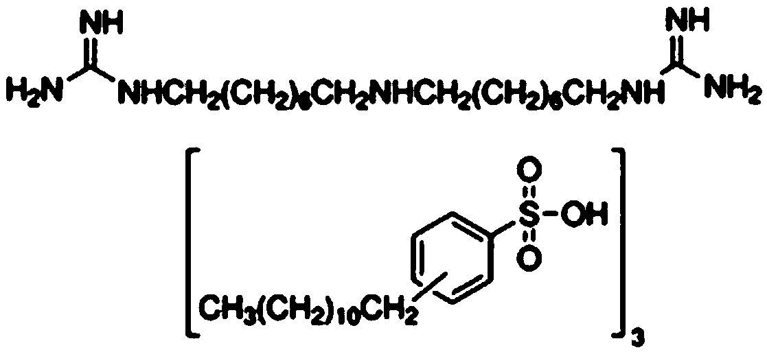 Insecticidal composition containing thiophanate-methyl and iminoctadine tris