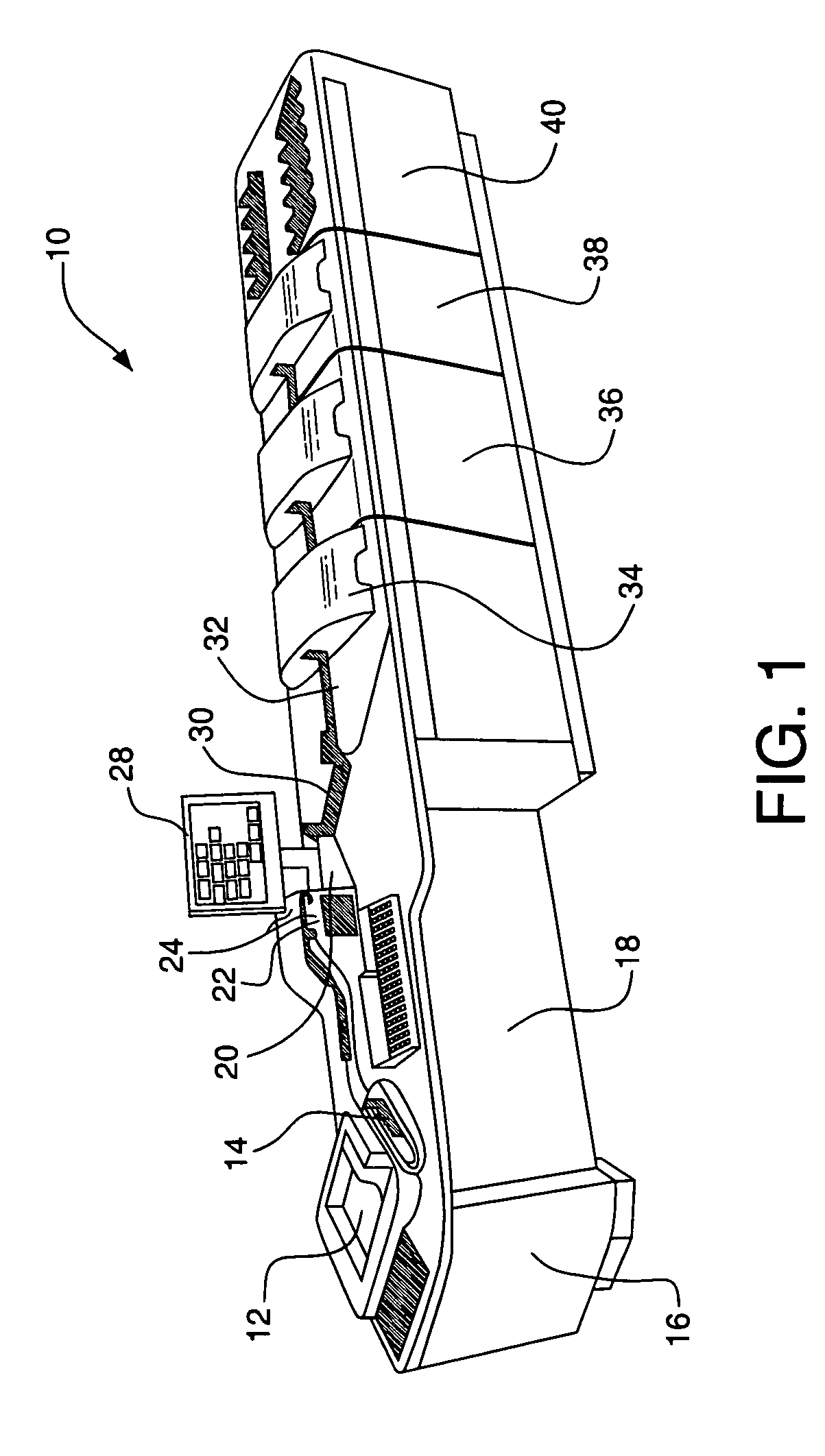 Ribbon spool lock assembly