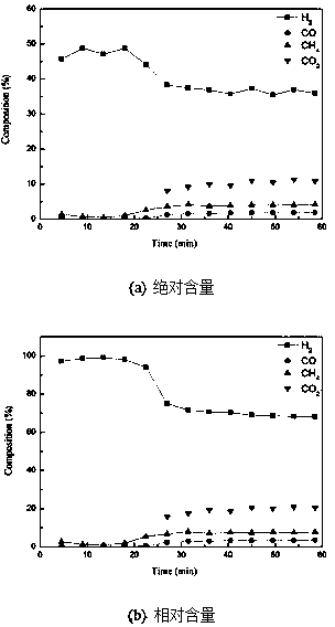 Preparation method and application of double-functional composite Co modified particle