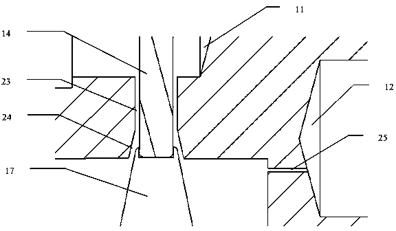 Air-condition bidirectional throttle valve with three-time throttling and vibration damping function