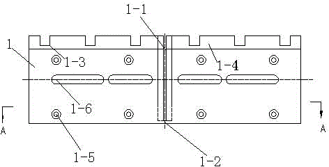 Quick changing device for partition board used for achieving dual stations of transverse cutting unit