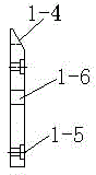 Quick changing device for partition board used for achieving dual stations of transverse cutting unit