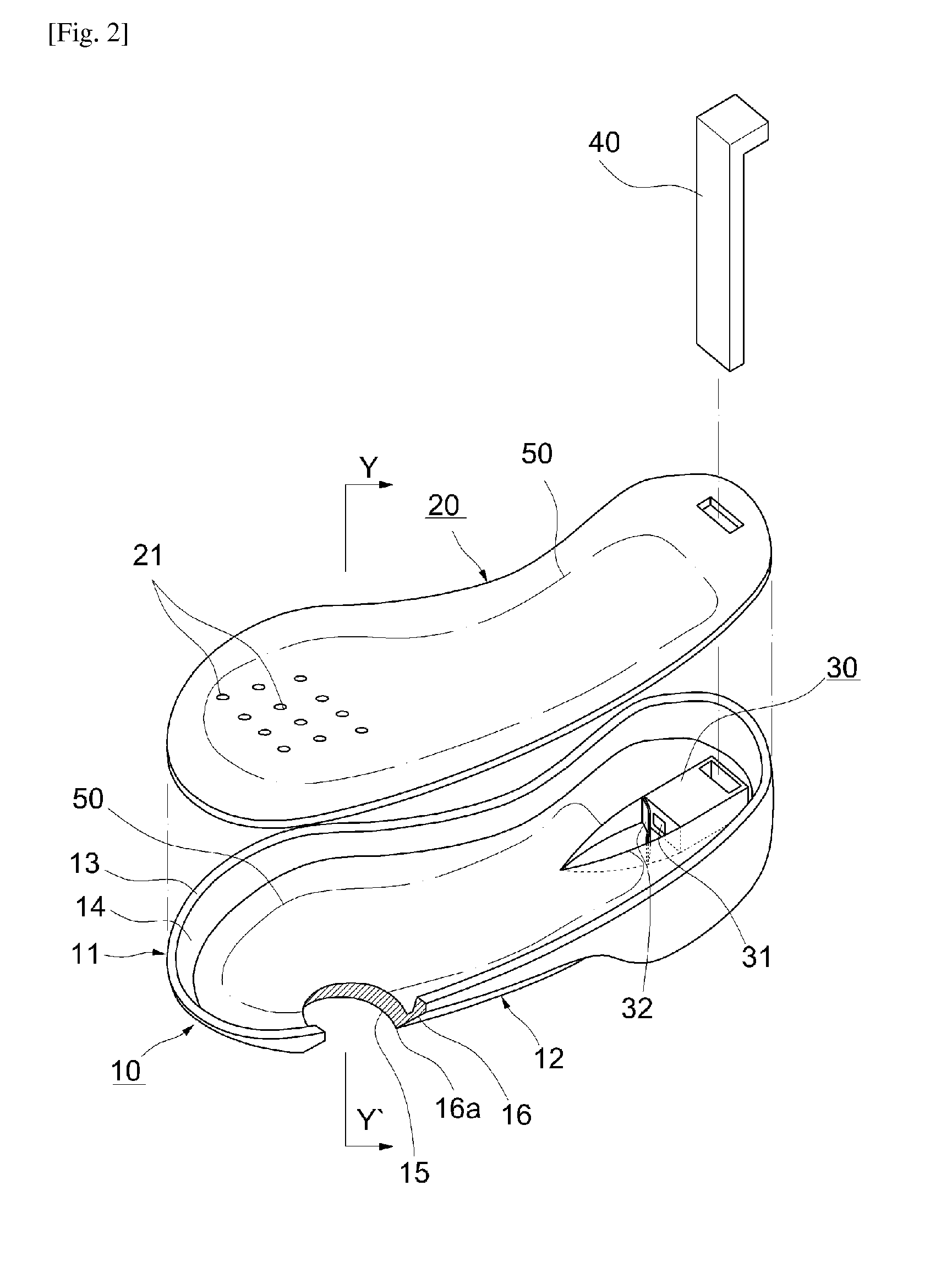 Ventilating shoe capable of being pumped by using outsole