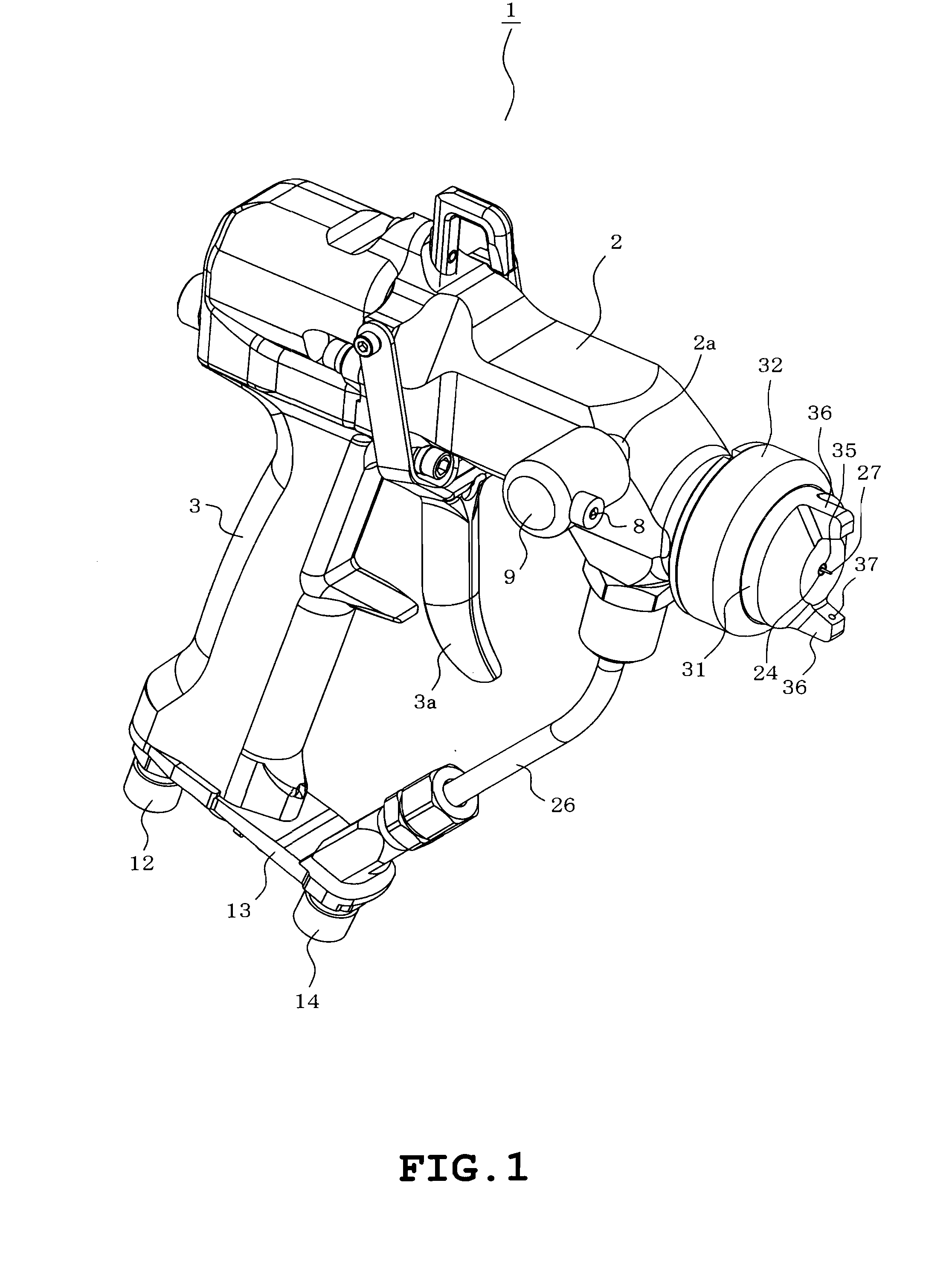 Electrostatic spraying device