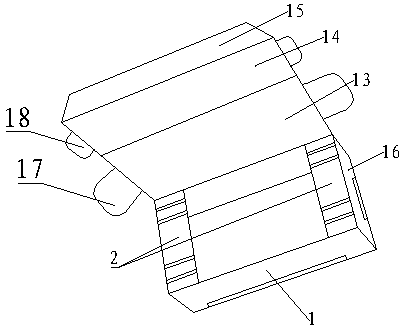 A reusable flat electronic product packaging box and manufacturing method thereof