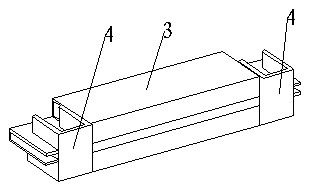 A reusable flat electronic product packaging box and manufacturing method thereof