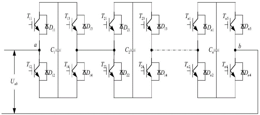 Unipolar spwm no dead zone modulation method for h-bridge cascaded multilevel converter