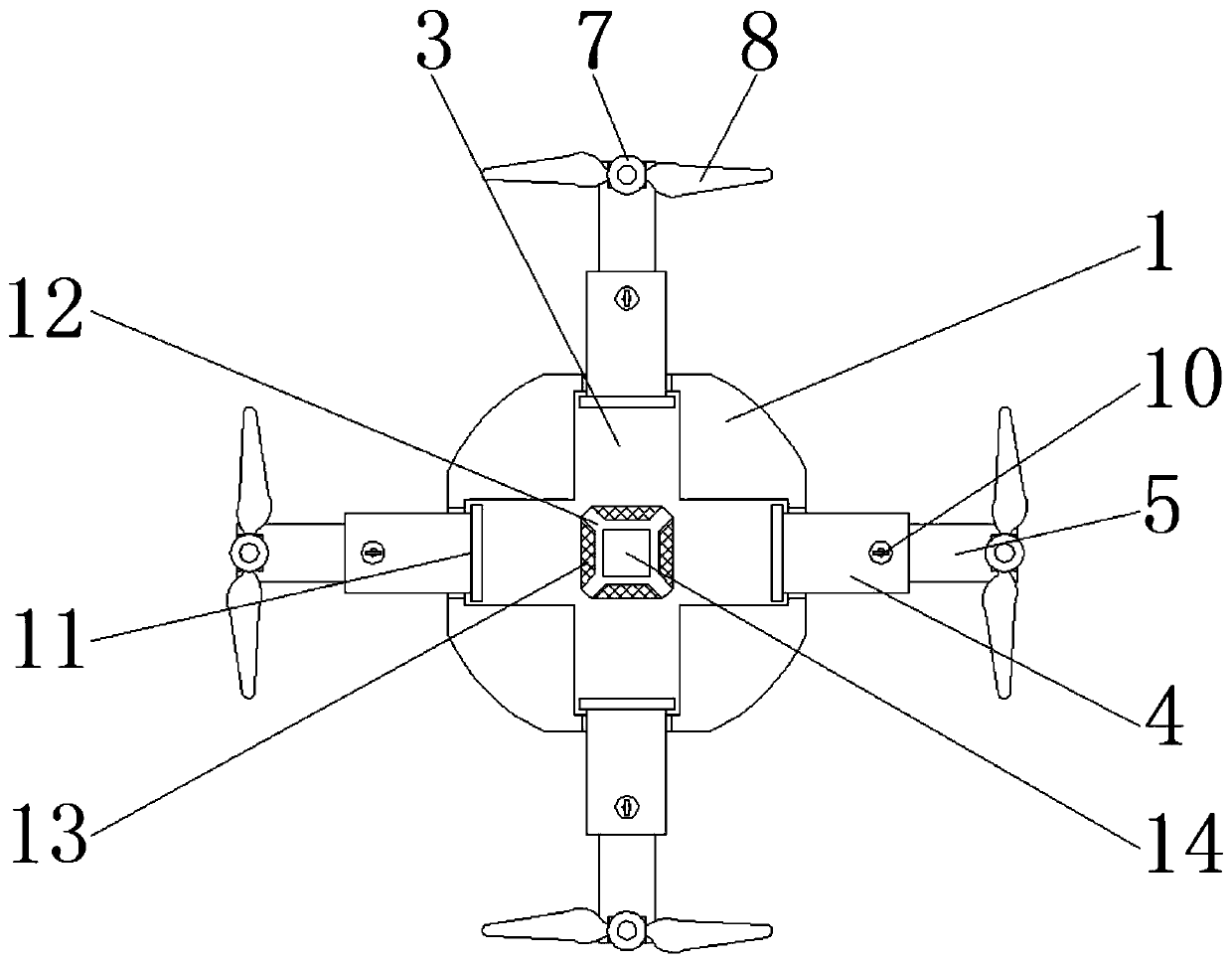 A portable agricultural drone