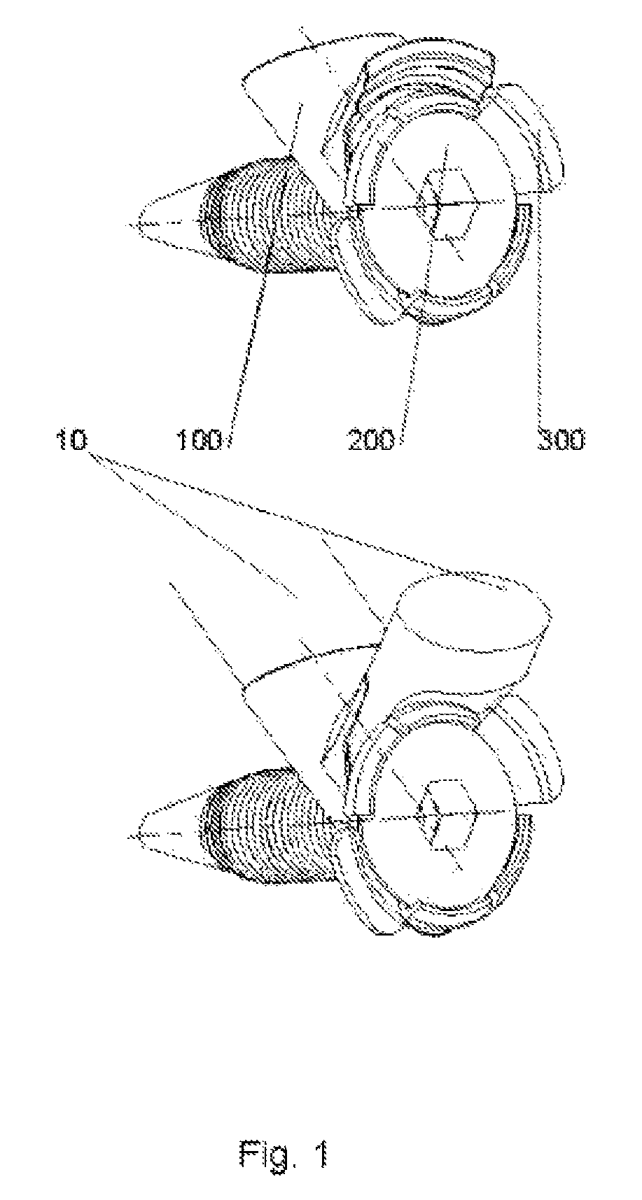 Device for trapping the end of at least one fascicle of soft material in a bone tunnel