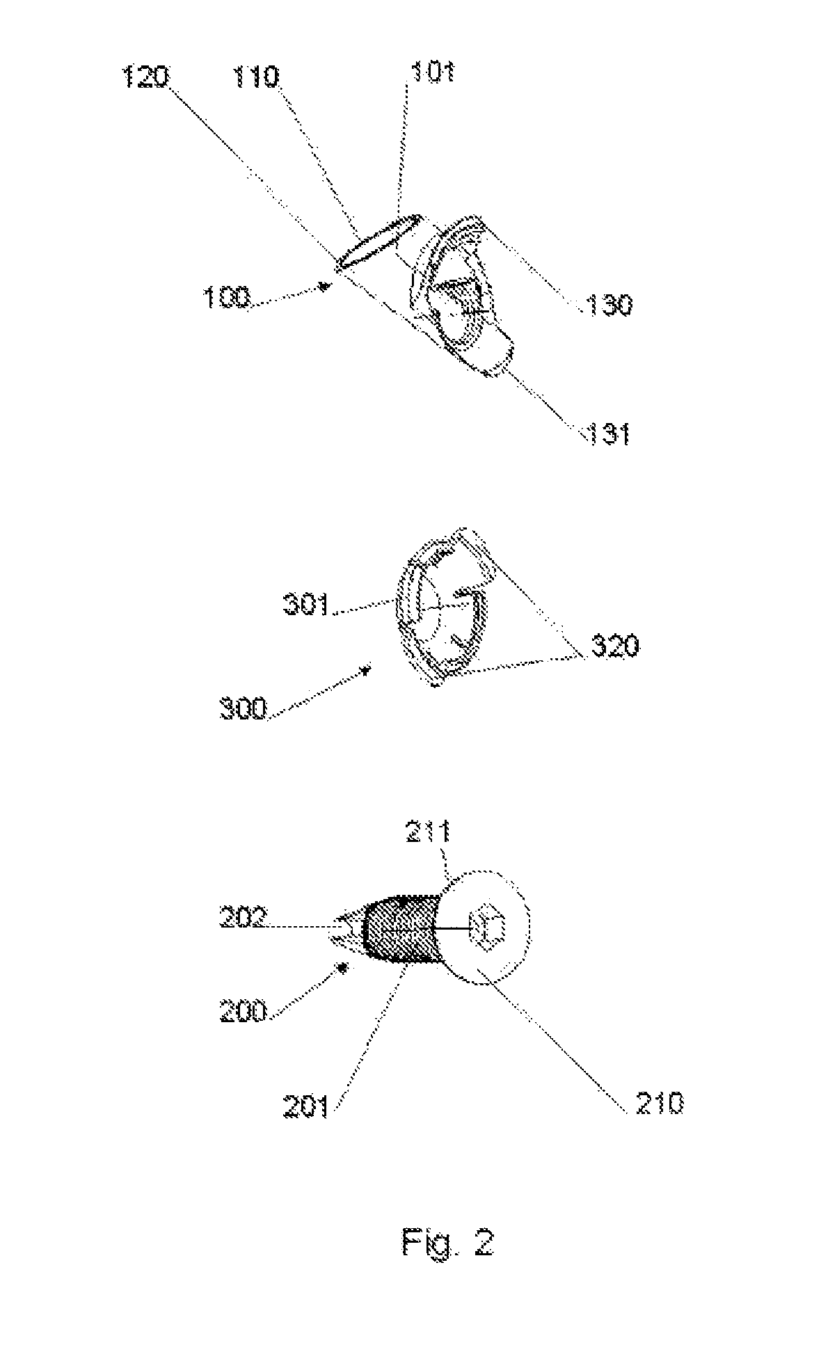 Device for trapping the end of at least one fascicle of soft material in a bone tunnel