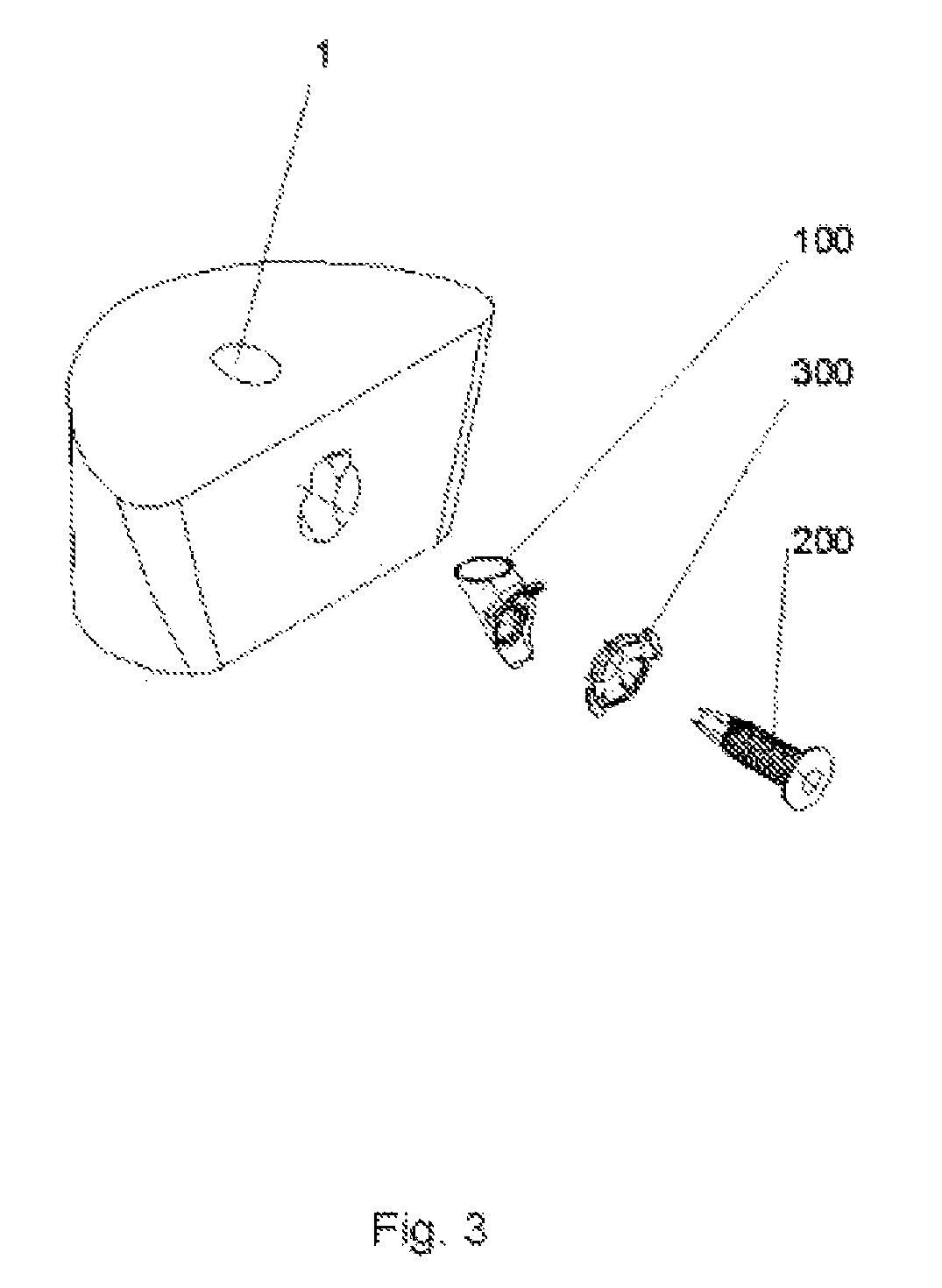 Device for trapping the end of at least one fascicle of soft material in a bone tunnel