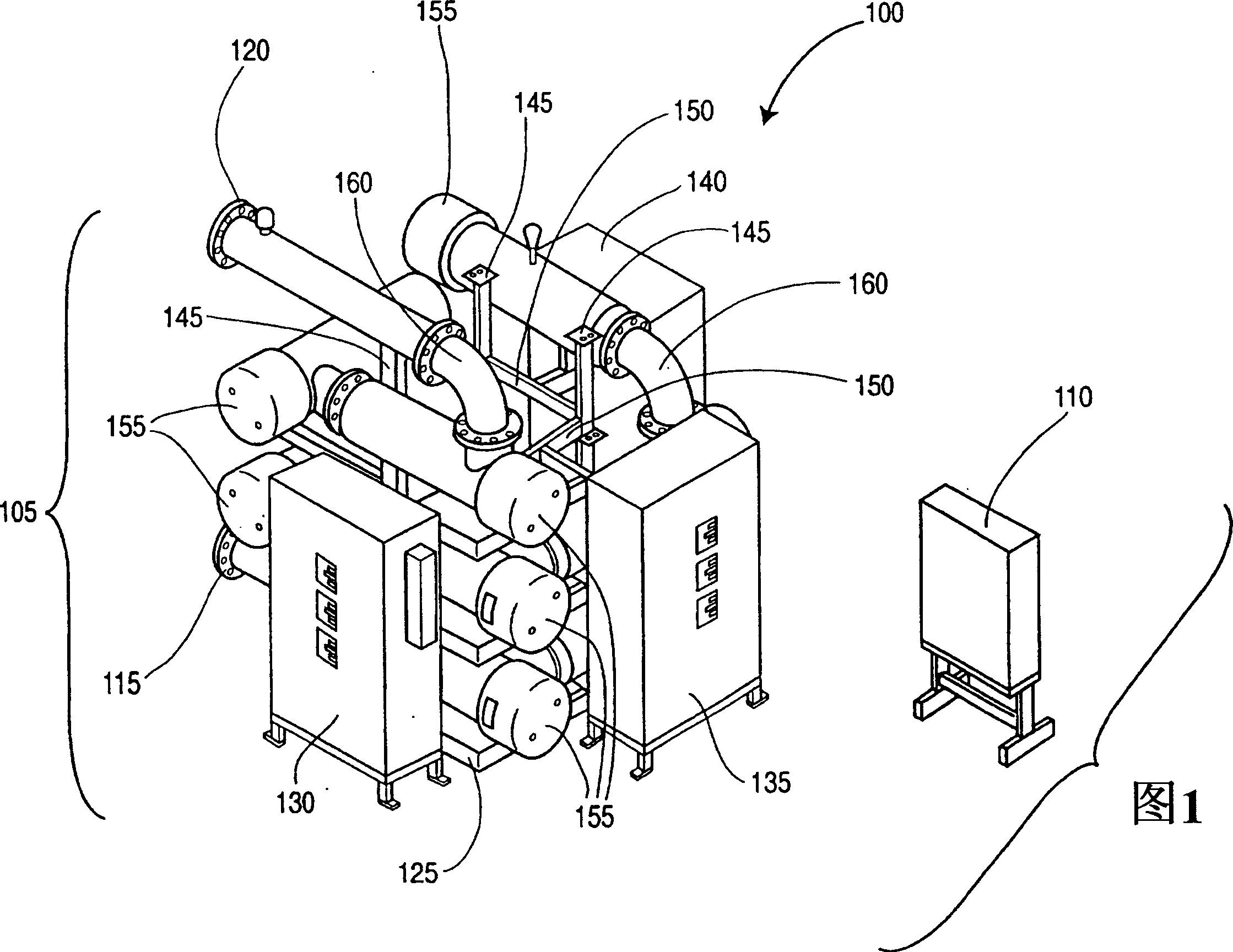 Fluid treatment system including reactor screw array