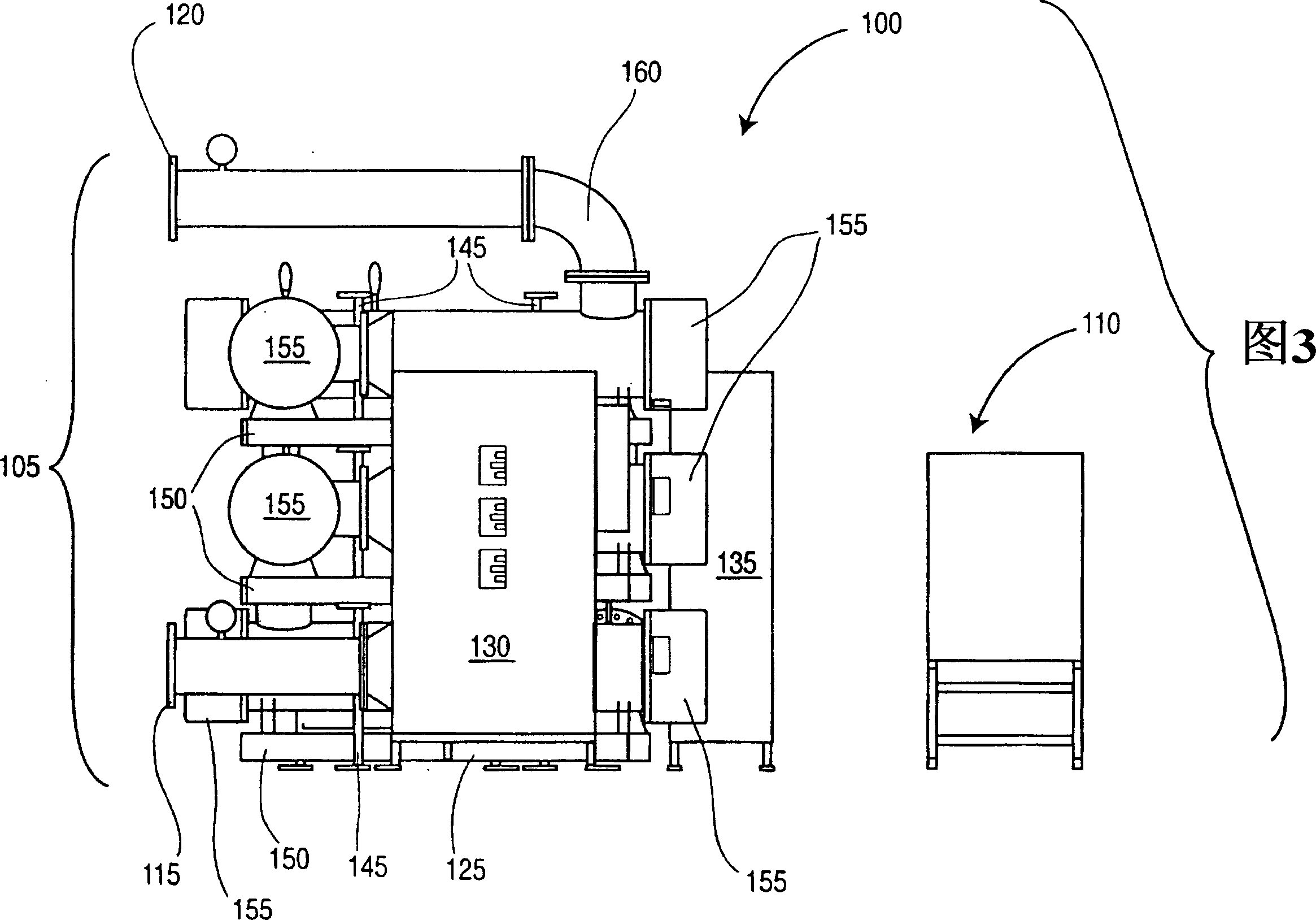 Fluid treatment system including reactor screw array