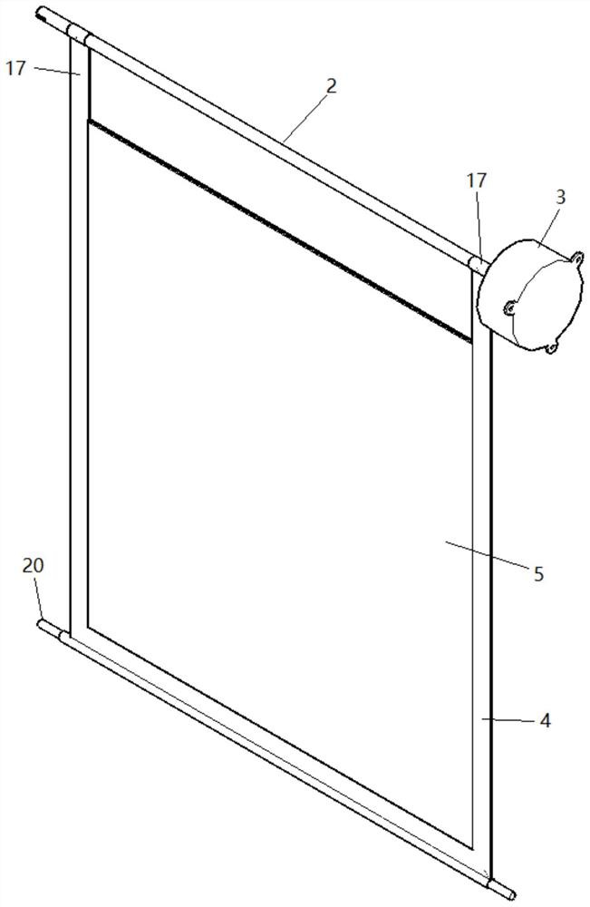 Heating towel wall hanging support based on graphene heating film and manufacturing method