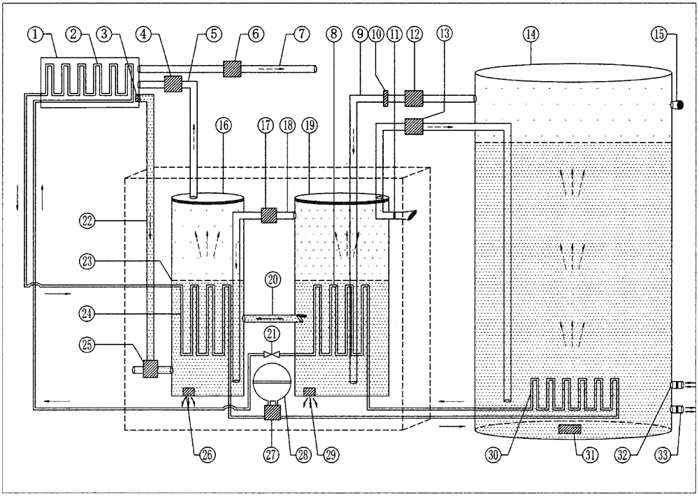 Fresh air conditioner and water heater all-in-one machine device