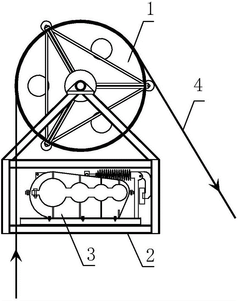 Cable threading device and cable threading method for steel strand stay cables