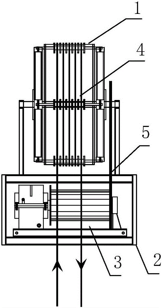 Cable threading device and cable threading method for steel strand stay cables