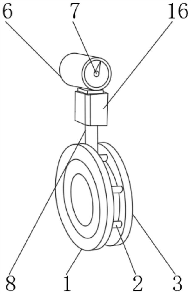 Device for installing flow meter on municipal drainage pipeline and using method