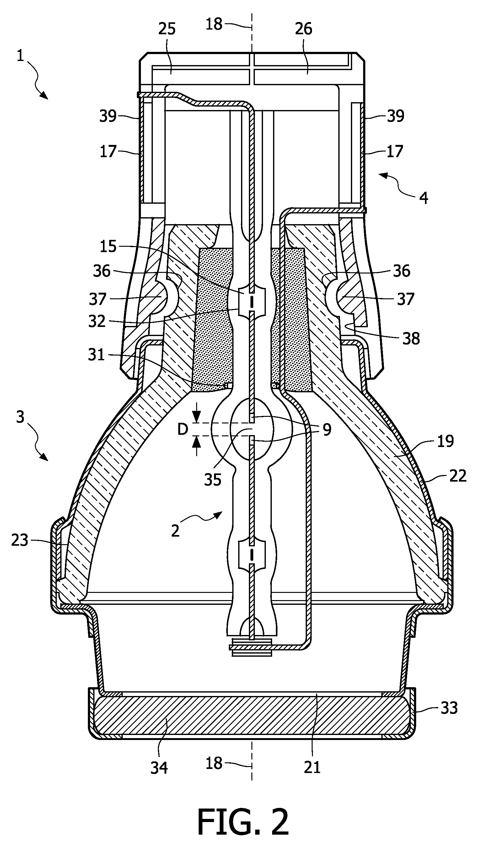 Capped lamp/reflector unit