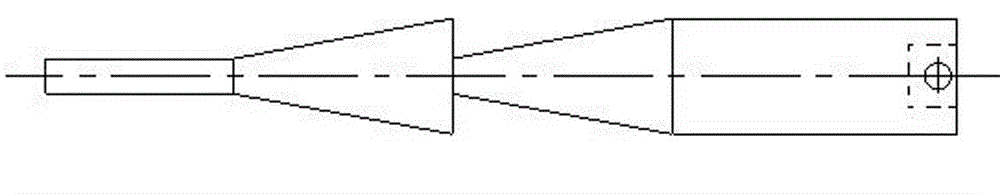 Deep hole machine tool suitable for tapered deep hole boring