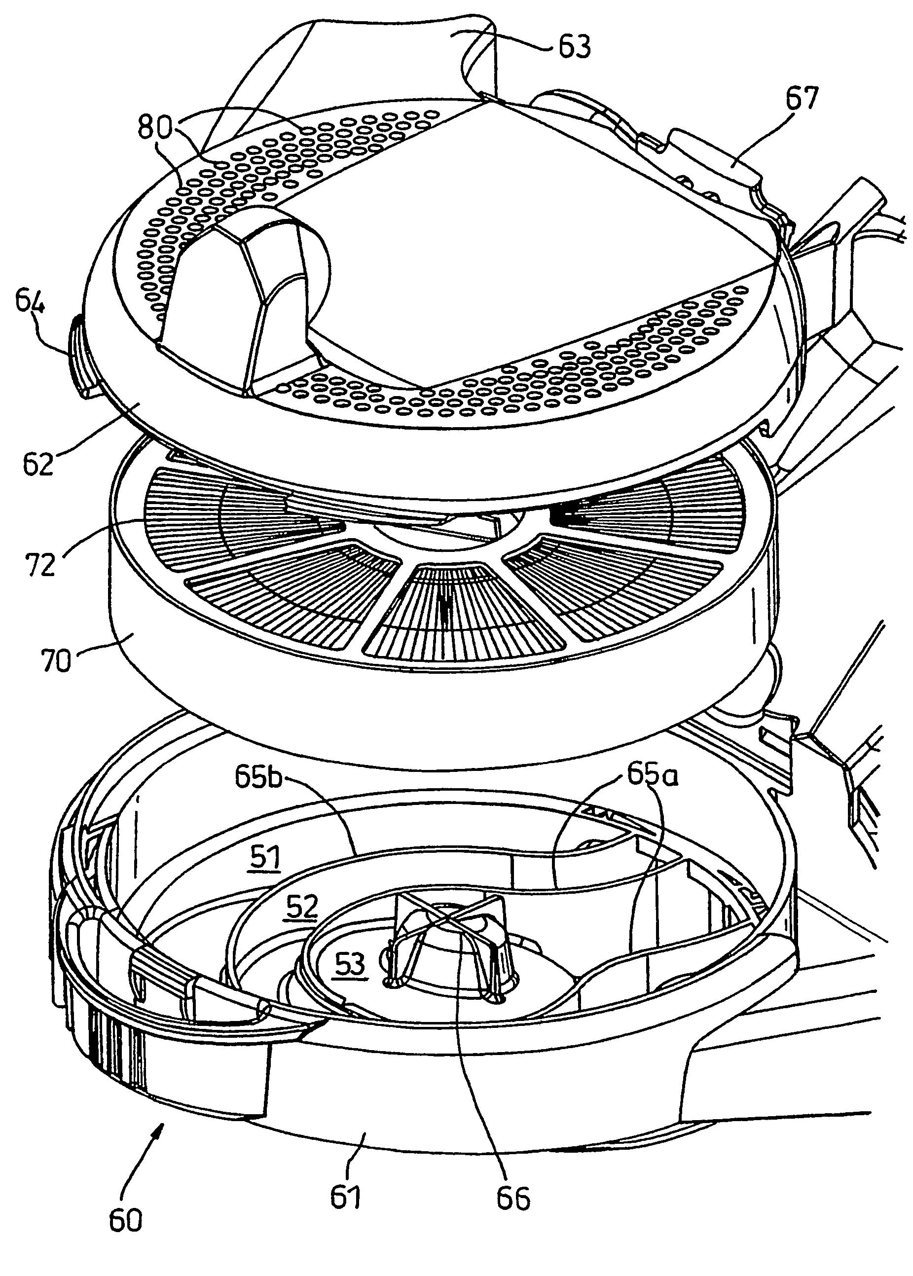 Filter housing for a domestic appliance