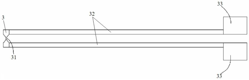 A folded nerve electrode array system and its preparation method