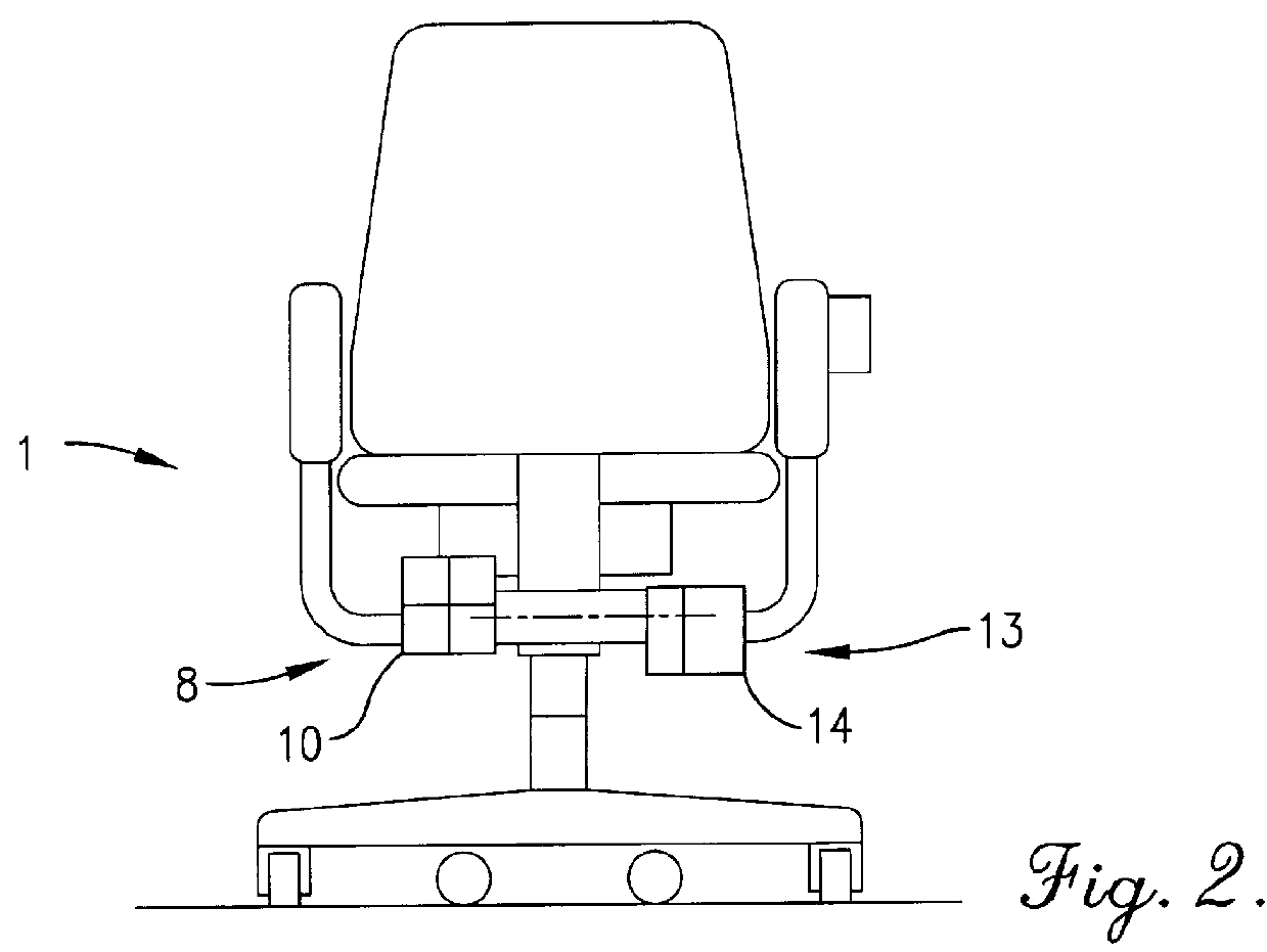 Chair having automatic adjustable cycle seat