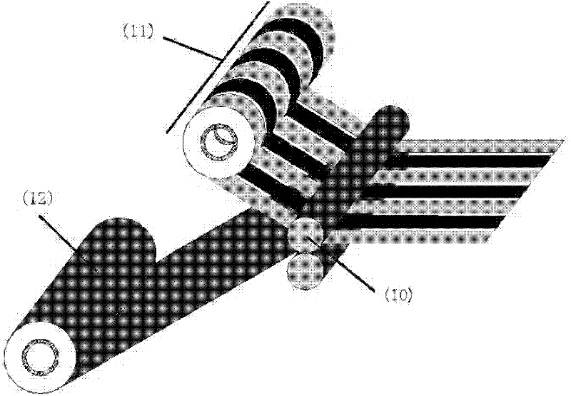 Combined double-sided adhesive tape structure and method